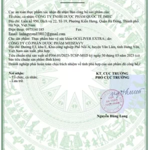 CÔNG BỐ OCELIVER EXTRA