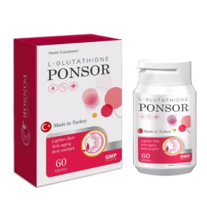 VIÊN NGẬM TRẮNG DA DƯỠI LƯỠI GLUTATHIONE PONSOR 500mg NHẬP KHẨU TURKEY