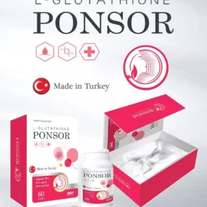 VIÊN NGẬM TRẮNG DA DƯỠI LƯỠI GLUTATHIONE PONSOR 500mg NHẬP KHẨU TURKEY